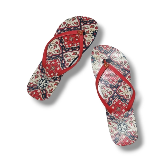 TORY BURCH Flip Flops Size 7.5 - Picture 5 of 5
